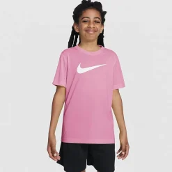 Nike Dri-Fit Swoosh Unisex Crew Neck Short Sleeve Regular Fit Graphic T-Shirt