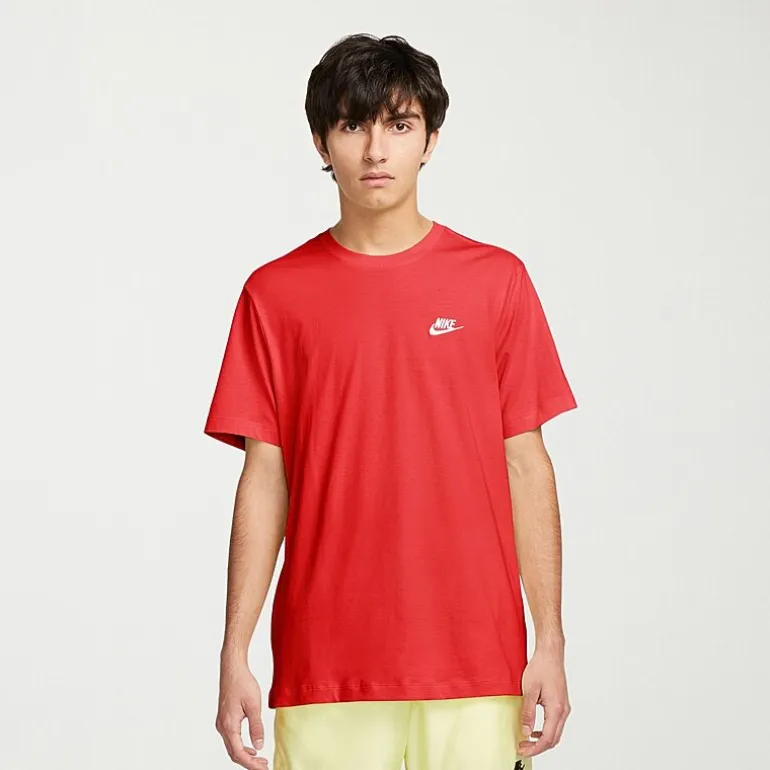 Nike Embroidered Logo Mens Crew Neck Short Sleeve Embroidered Active T-Shirt