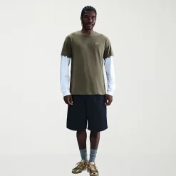 Nike Embroidered Logo Mens Crew Neck Short Sleeve Embroidered Active T-Shirt
