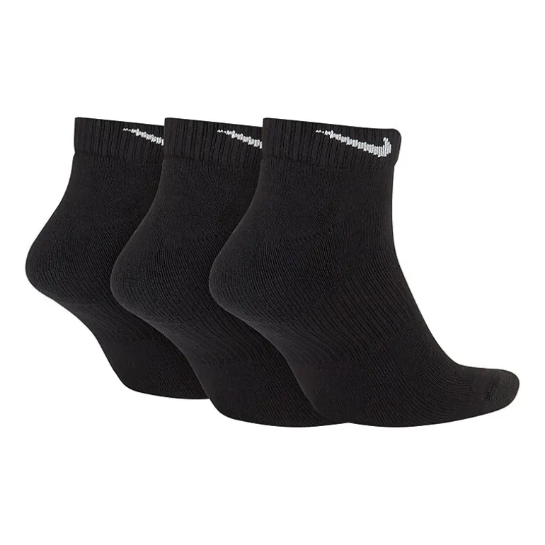 Nike Everday Plus Cushioned Unisex Adult Breathable Multi-Pack 3 Pair Low Cut Socks