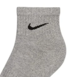 Nike Everyday Cushioned Unisex Adult Multi-Pack 6 Pair Quarter Ankle Socks