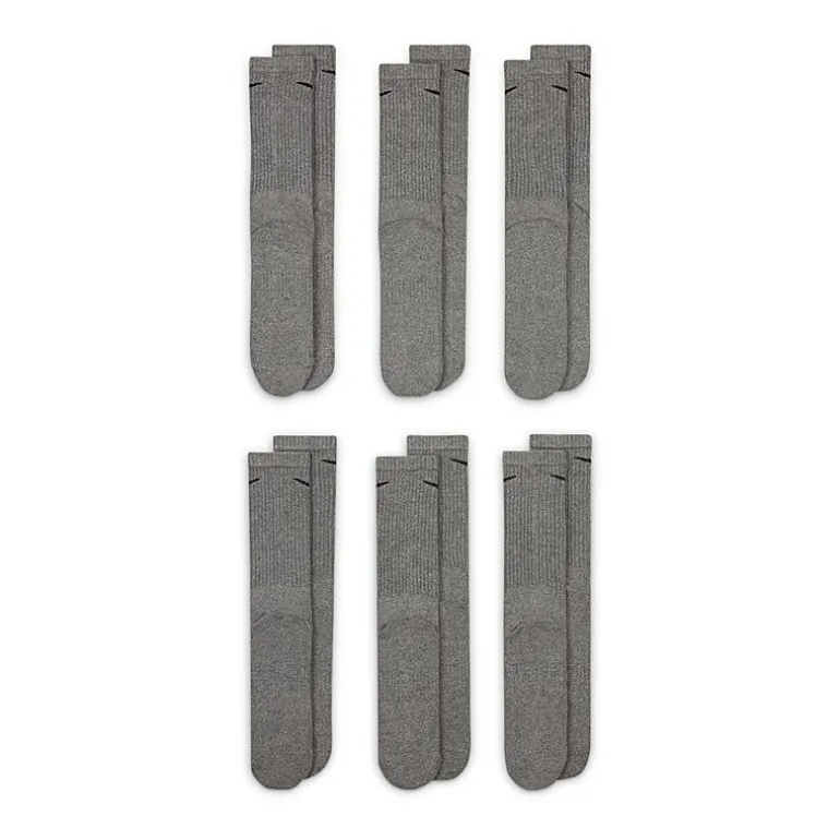 Nike Everyday Cushioned Unisex Adult 6 Pair Crew Socks
