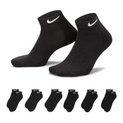 Nike Everyday Cushioned Unisex Adult Multi-Pack 6 Pair Low Cut Socks