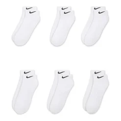 Nike Everyday Cushioned Unisex Adult Multi-Pack 6 Pair Low Cut Socks
