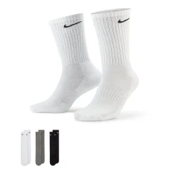 Nike Everyday Cushioned Unisex Adult 3 Pair Crew Socks