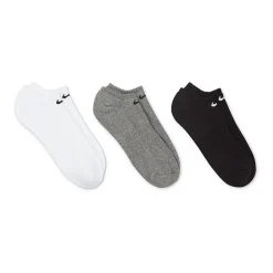Nike Everyday Cushioned Unisex Adult Multi-Pack 3 Pair No Show Socks