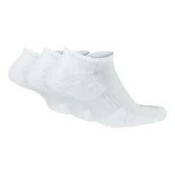 Nike Everyday Cushioned Unisex Adult Multi-Pack 3 Pair No Show Socks