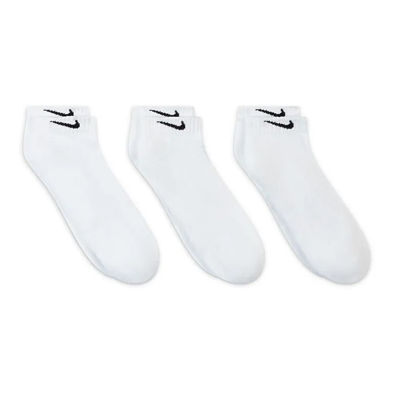 Nike Everyday Cushioned Unisex Adult Multi-Pack 3 Pair Low Cut Socks