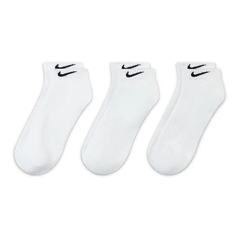 Nike Everyday Cushioned Unisex Adult Multi-Pack 3 Pair Low Cut Socks