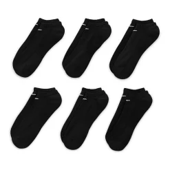 Nike Everyday Cushioned Unisex Adult Multi-Pack 6 Pair No Show Socks
