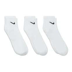 Nike Everyday Cushioned Unisex Adult Multi-Pack 3 Pair Quarter Ankle Socks
