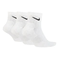 Nike Everyday Cushioned Unisex Adult Multi-Pack 3 Pair Quarter Ankle Socks
