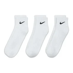 Nike Everyday Cushioned Unisex Adult Multi-Pack 3 Pair Quarter Ankle Socks
