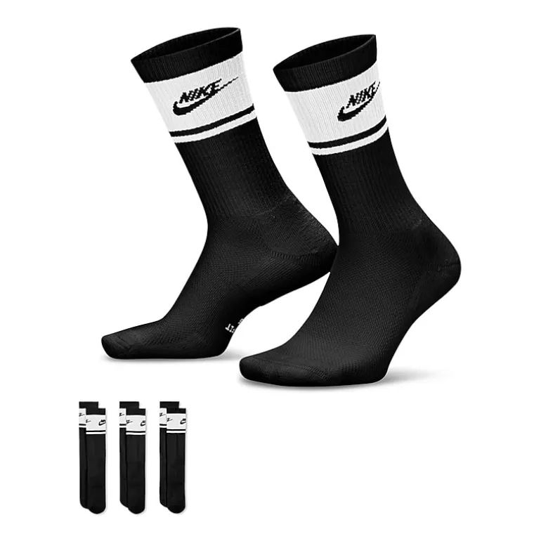 Nike Everyday Elevated Unisex Adult 3 Pair Crew Socks