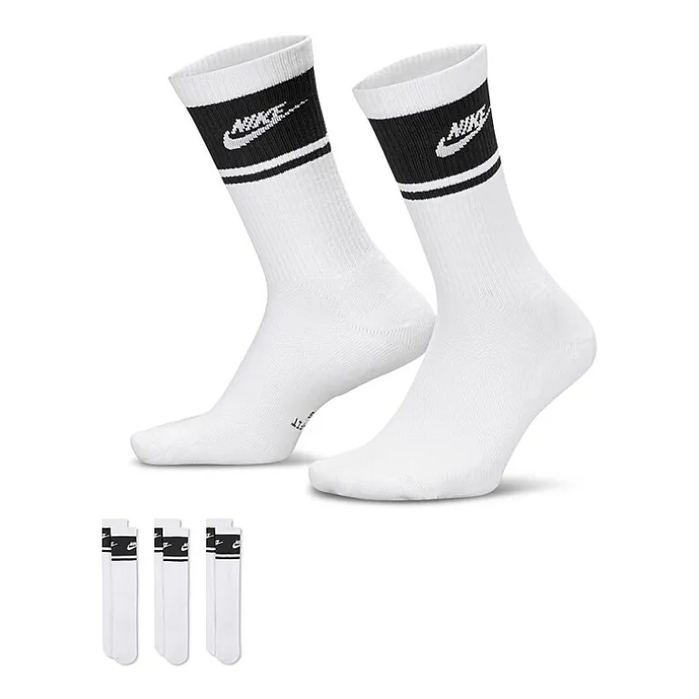Nike Everyday Elevated Unisex Adult 3 Pair Crew Socks