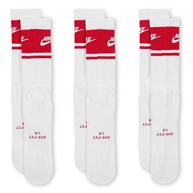 Nike Everyday Elevated Unisex Adult 3 Pair Crew Socks