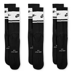 Nike Everyday Elevated Unisex Adult 3 Pair Crew Socks