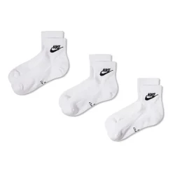 Nike Everyday Elevated Unisex Adult 3 Pair Quarter Ankle Socks