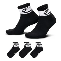 Nike Everyday Elevated Unisex Adult 3 Pair Quarter Ankle Socks