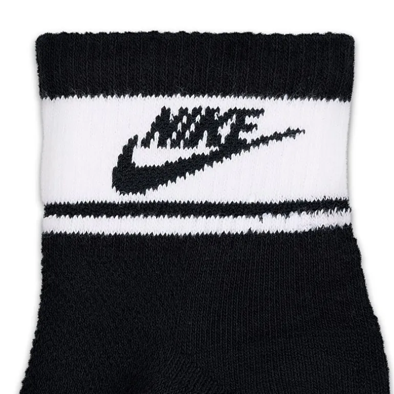 Nike Everyday Elevated Unisex Adult 3 Pair Quarter Ankle Socks