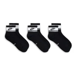 Nike Everyday Elevated Unisex Adult 3 Pair Quarter Ankle Socks