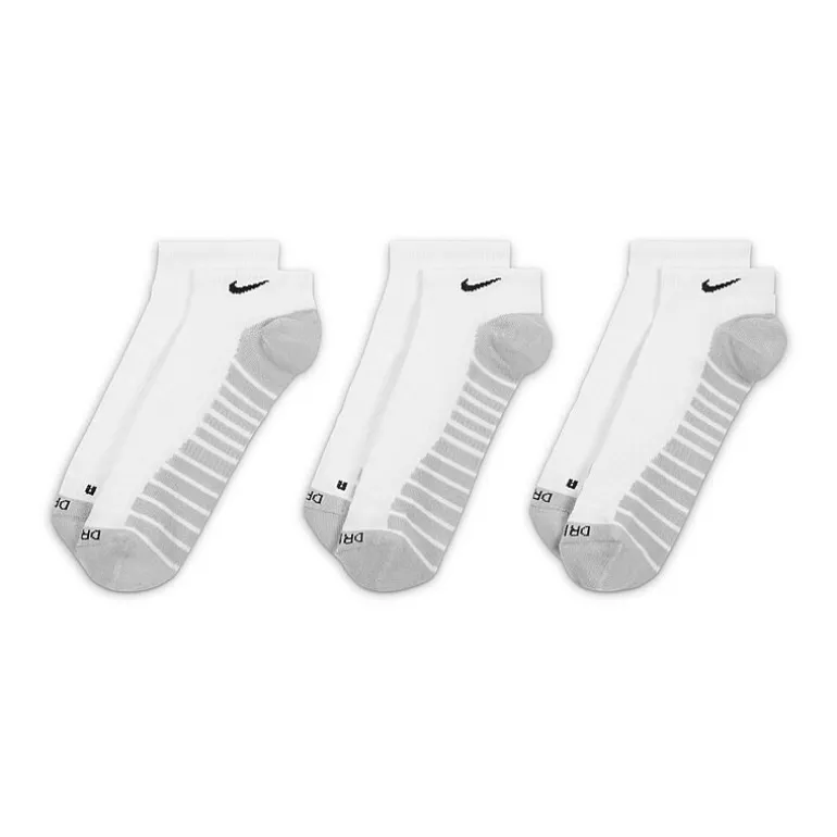 Nike Everyday Max Cushioned Unisex Adult Multi-Pack 3 Pair Low Cut Socks