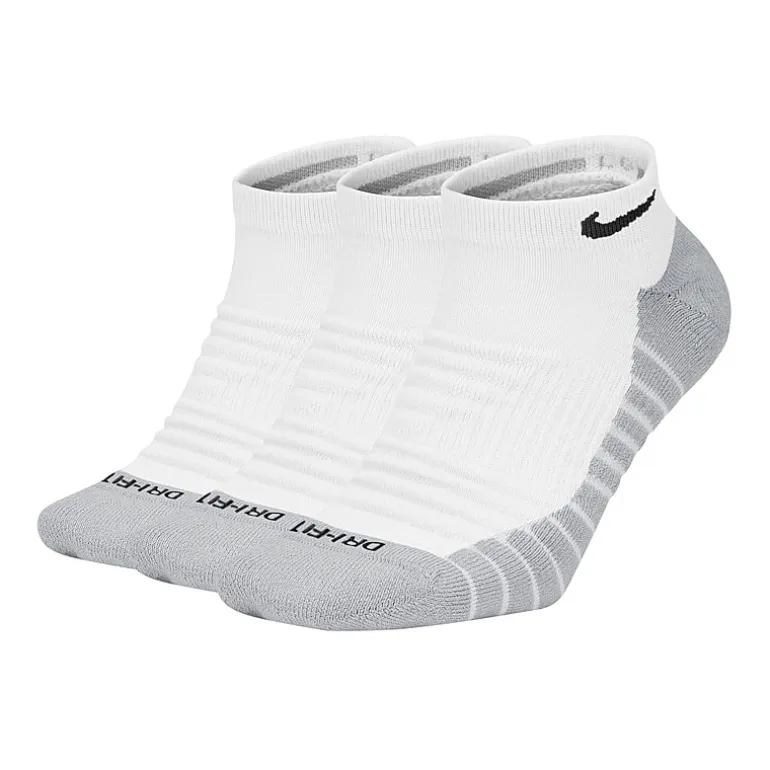 Nike Everyday Max Cushioned Unisex Adult Multi-Pack 3 Pair Low Cut Socks