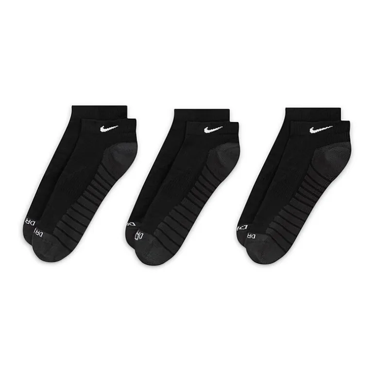 Nike Everyday Max Cushioned Unisex Adult Multi-Pack 3 Pair Low Cut Socks