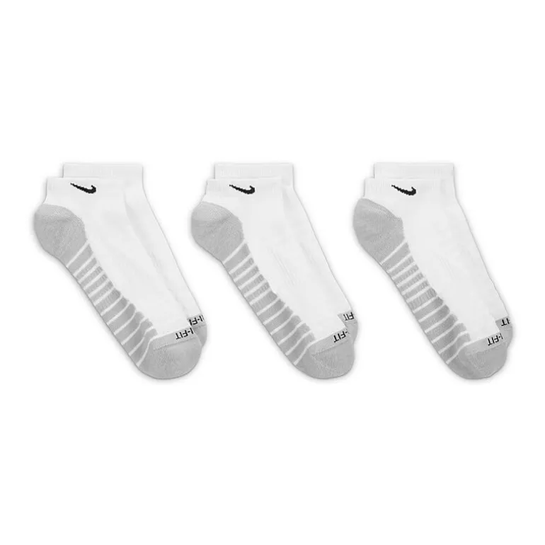 Nike Everyday Max Cushioned Unisex Adult Multi-Pack 3 Pair Low Cut Socks