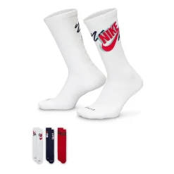 Nike Everyday Plus Athletic Unisex Adult 3 Pair Crew Socks