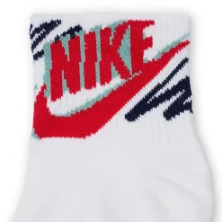Nike Everyday Plus Athletic Unisex Adult Multi-Pack 3 Pair Quarter Ankle Socks