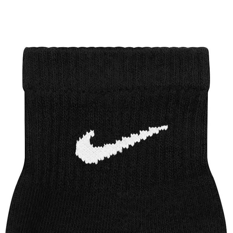 Nike Everyday Plus Cushioned Unisex Adult Breathable Multi-Pack 6 Pair Quarter Ankle Socks