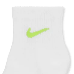 Nike Everyday Plus Cushioned Unisex Adult Breathable Multi-Pack 6 Pair Quarter Ankle Socks
