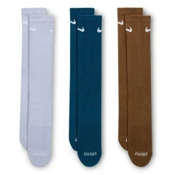 Nike Everyday Plus Cushioned Unisex Adult 3 Pair Crew Socks