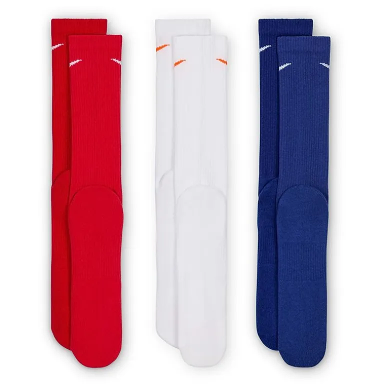 Nike Everyday Plus Cushioned Unisex Adult 3 Pair Crew Socks