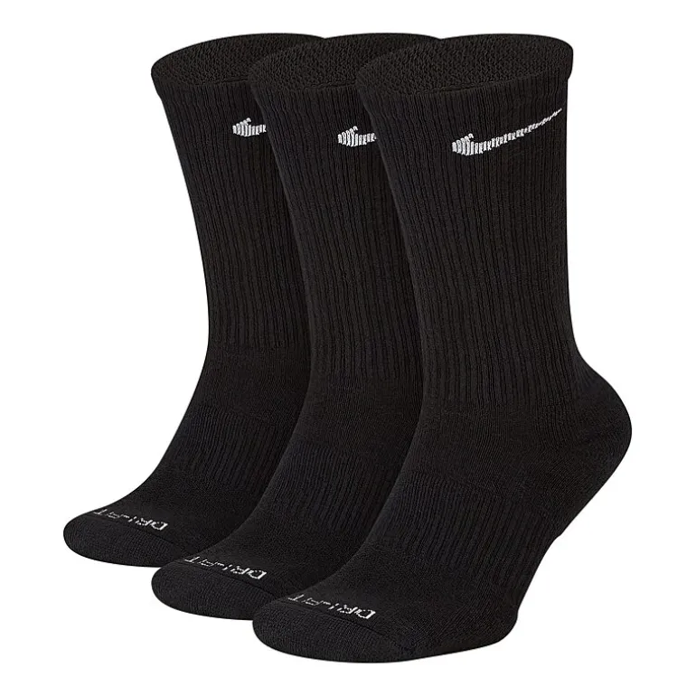 Nike Everyday Plus Cushioned Unisex Adult 3 Pair Crew Socks