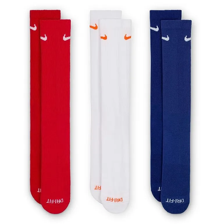 Nike Everyday Plus Cushioned Unisex Adult 3 Pair Crew Socks