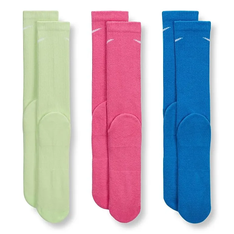 Nike Everyday Plus Cushioned Unisex Adult 3 Pair Crew Socks