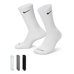 Nike Everyday Plus Cushioned Unisex Adult 3 Pair Crew Socks