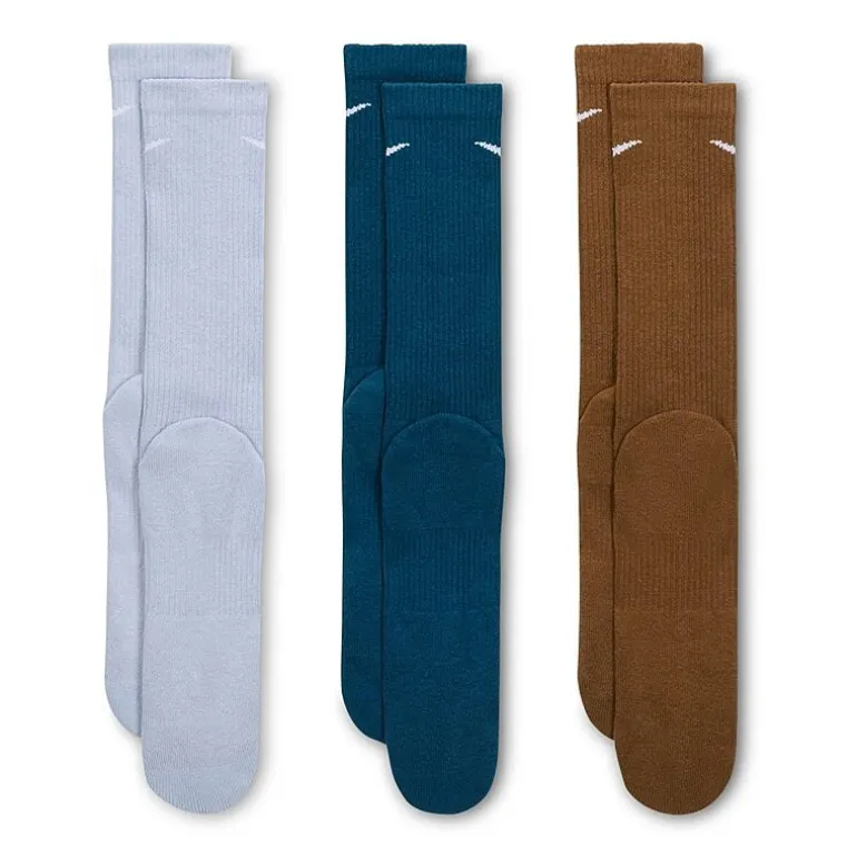 Nike Everyday Plus Cushioned Unisex Adult 3 Pair Crew Socks