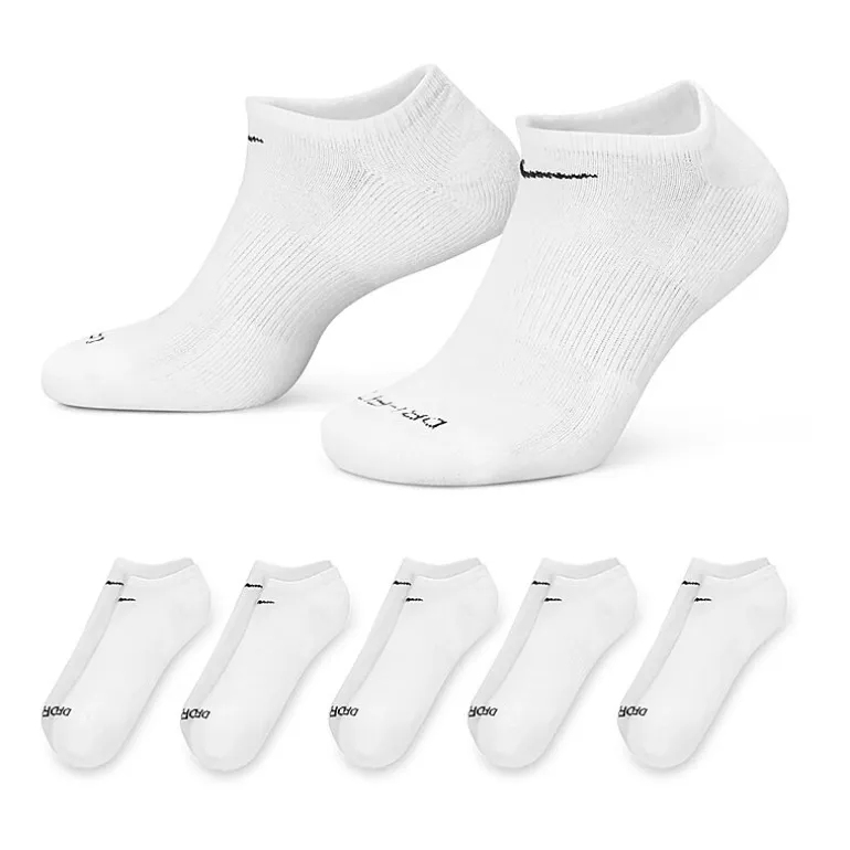 Nike Everyday Plus Cushioned Unisex Adult Multi-Pack 6 Pair No Show Socks