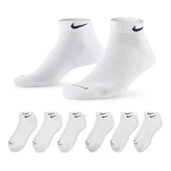 Nike Everyday Plus Cushioned Unisex Adult Breathable Multi-Pack 6 Pair Low Cut Socks