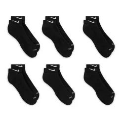 Nike Everyday Plus Cushioned Unisex Adult Breathable Multi-Pack 6 Pair Low Cut Socks