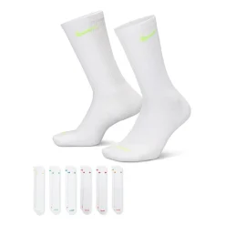 Nike Everyday Plus Cushioned Unisex Adult 6 Pair Crew Socks