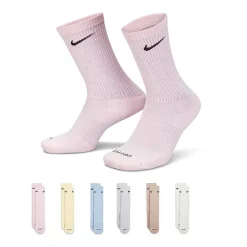 Nike Everyday Plus Cushioned Unisex Adult 6 Pair Crew Socks