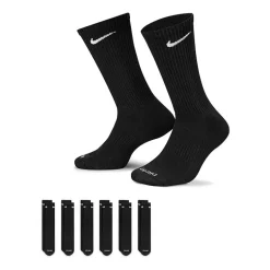 Nike Everyday Plus Cushioned Unisex 6 Pair Crew Socks