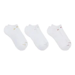 Nike Everyday Plus Cushion Unisex Adult Multi-Pack 3 Pair No Show Socks