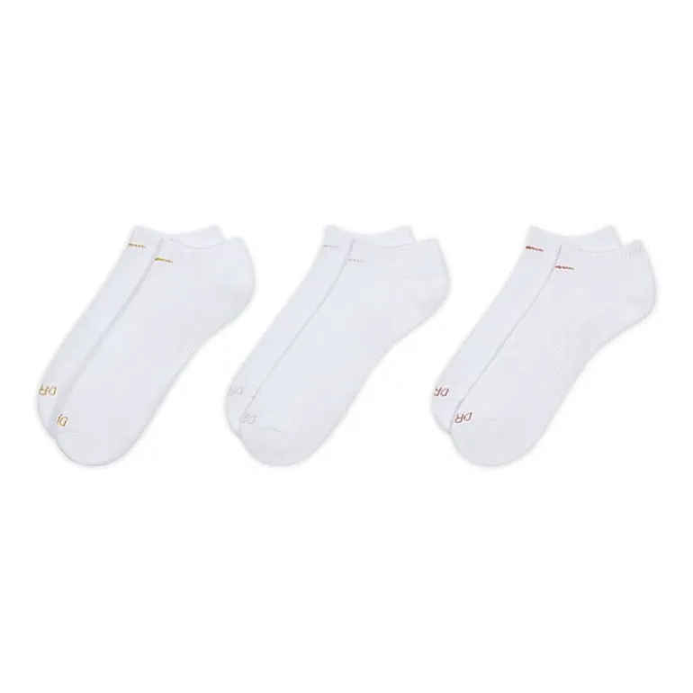 Nike Everyday Plus Cushion Unisex Adult Multi-Pack 3 Pair No Show Socks