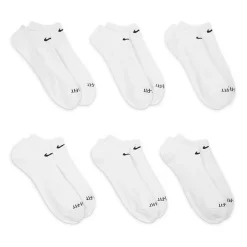 Nike Everyday Plus Lightweight Unisex Adult Multi-Pack 6 Pair No Show Socks