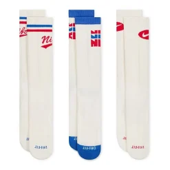 Nike Everyday Plus Throwback Unisex Adult 3 Pair Crew Socks